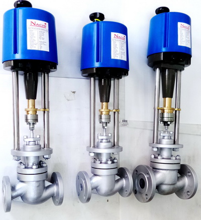 Electric actuator linear control valve