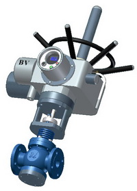 ELECTRIC ACTUATOR WITH CONTROL VALVE